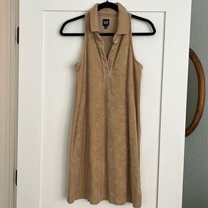 GAP Towel Terry Halter Polo Dress